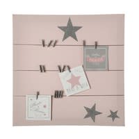 PASTEL canvas memo board in pink 45 x 45cm PASTEL canvas memo board in pink 45 x 45cm