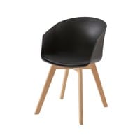 Poltrona vintage nera Poltrona vintage nera