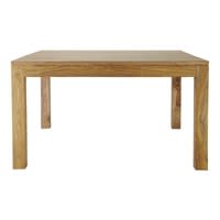 Quadratischer Esstisch aus massivem Sheeshamholz, L140 Quadratischer Esstisch aus massivem Sheeshamholz, L140