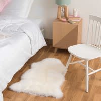 Tapis en peau de mouton ivoire 55 x 90 cm Tapis en peau de mouton ivoire 55 x 90 cm