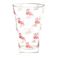 Verre haut en verre HAPPY FLAMINGO Verre haut en verre HAPPY FLAMINGO