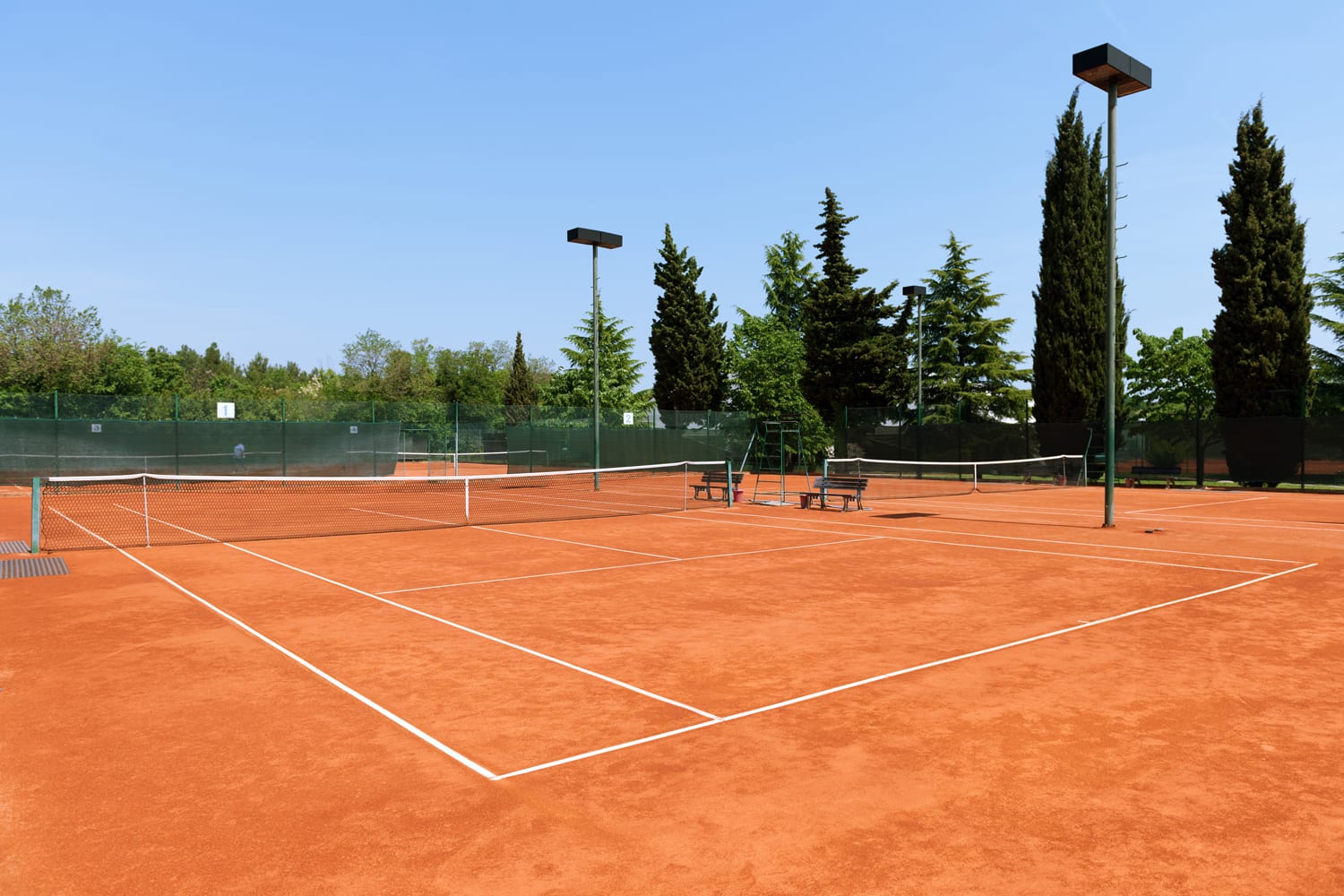 10% off tennis court rental at the Villas Rubin Resort