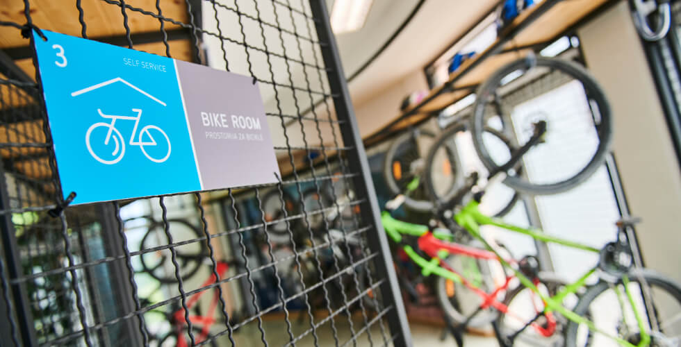 Fahrradhotel und Serviceleistungen