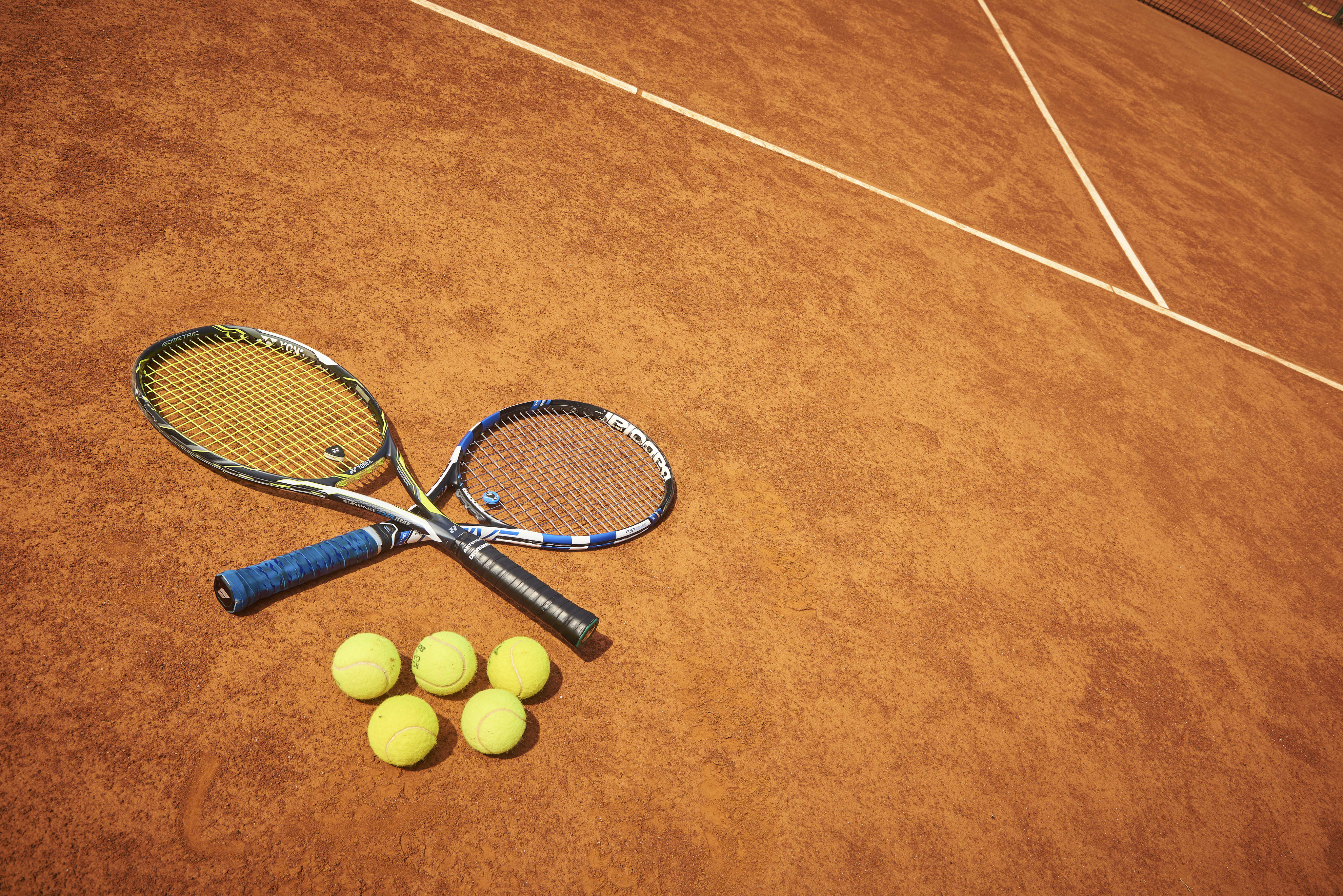 Tennisausrüstungsverleih im Resort Villas Rubin