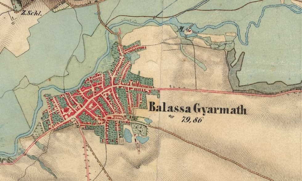 Google térképrészlet Balassagyarmatról