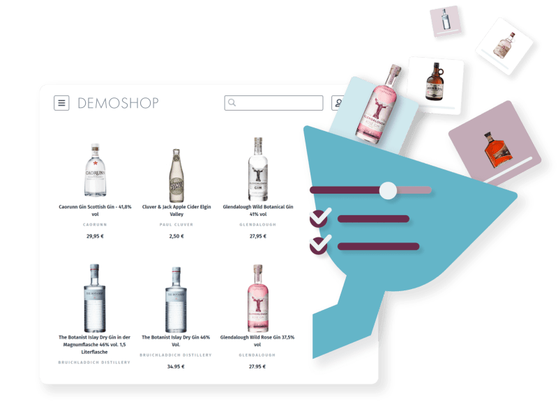 Makaira Suchfunktion mit Filtern: Präzise Suche mit vielseitigen Filteroptionen für eine optimale Navigation und Benutzerfreundlichkeit.