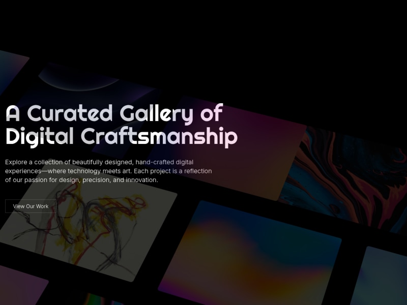 Hero Projects Showcase Parallax