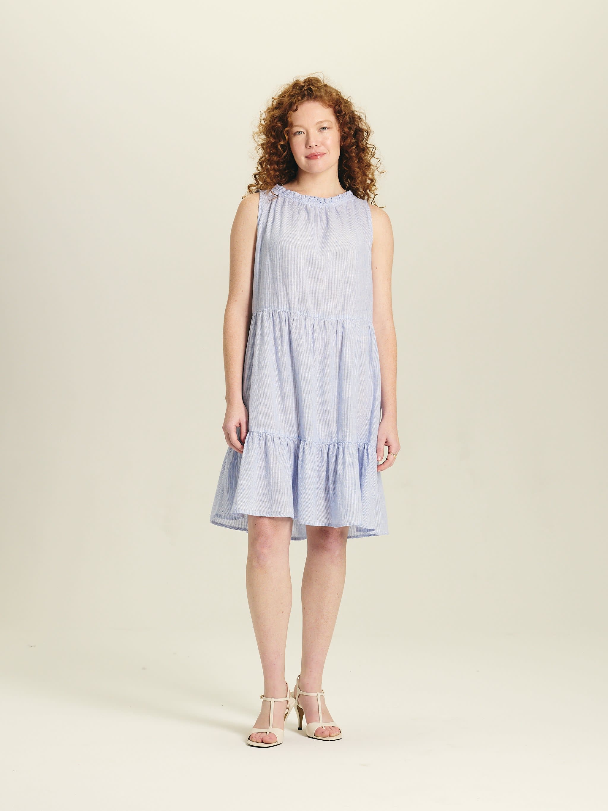 beach lunch lounge dress Casual Maxi By Beachlunchlounge In Blue & Orange, Size:S L 38.5 in. Beach Lunch Lounge Women's Ayla