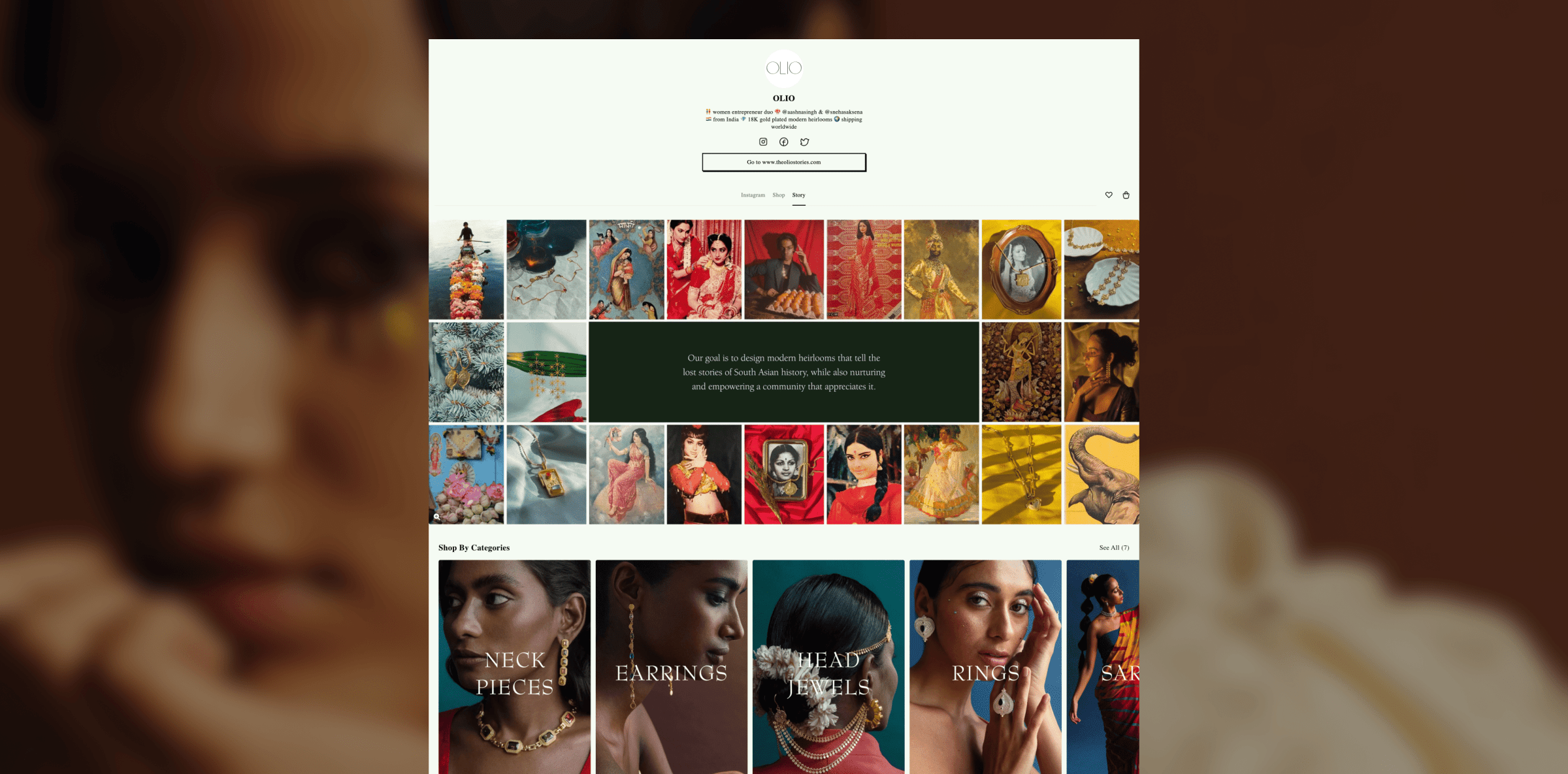 The Olio Stories case study image