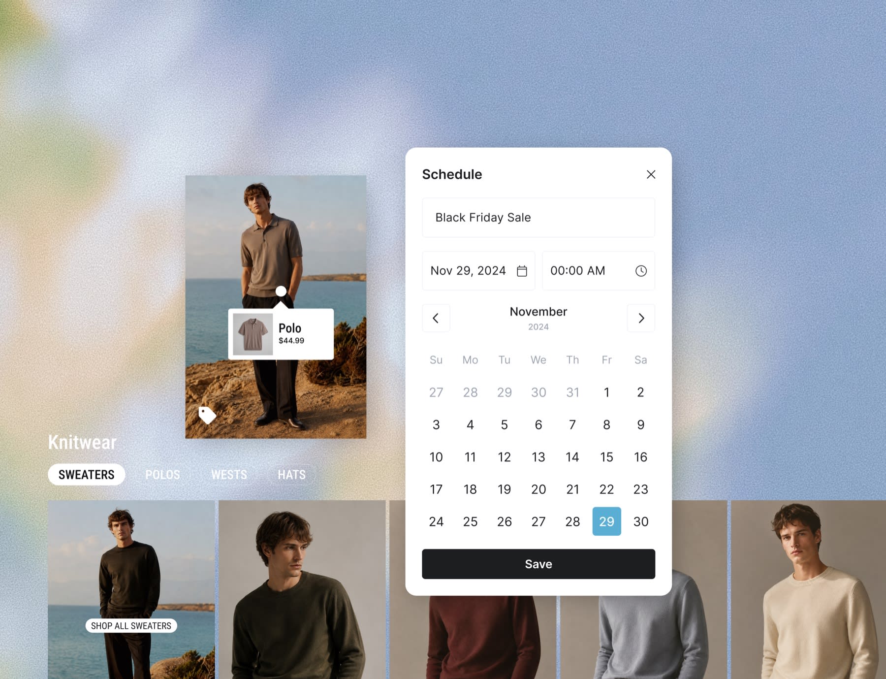 Category pages experience