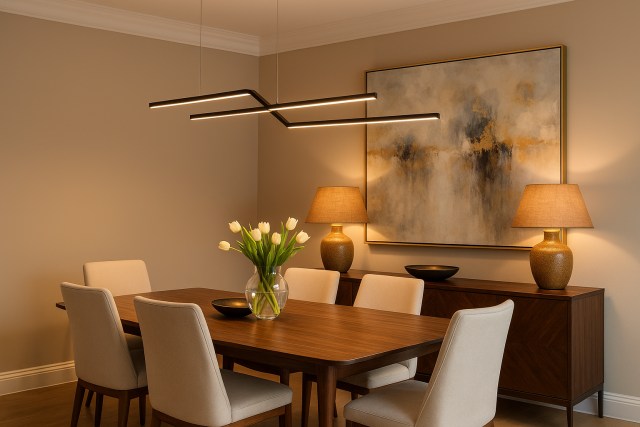 Linear lights minimalist design