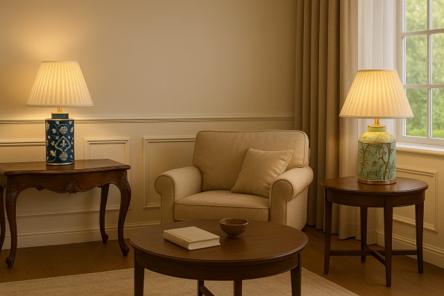 Handcrafted table lamps with artisan appeal