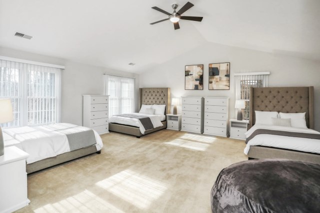 Master bedroom suite