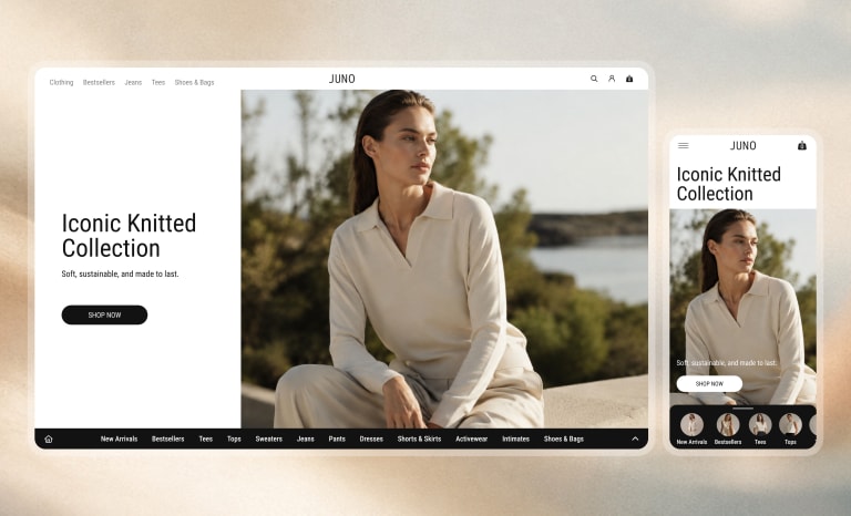 Bottom bar product discovery