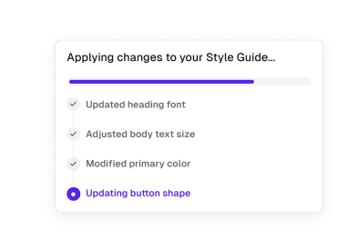 Update the guide as you work