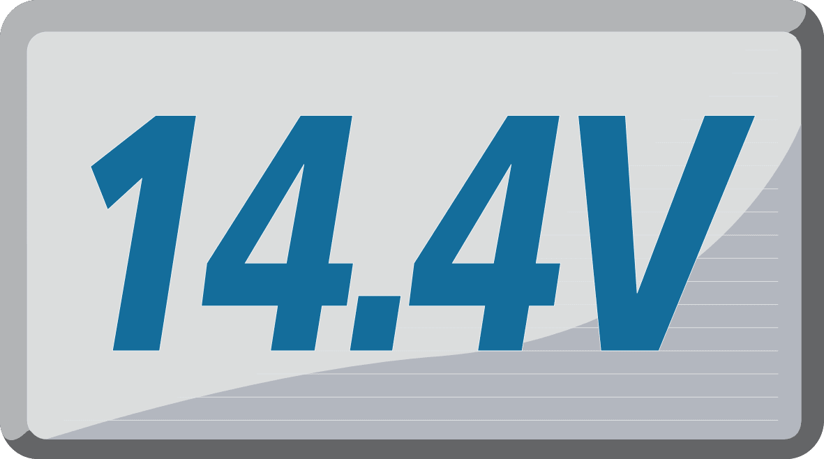 14,4 V