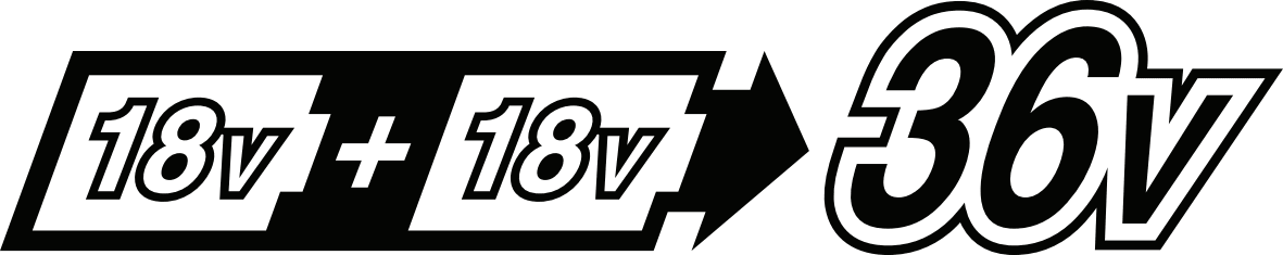18 V x 2 = 36 V