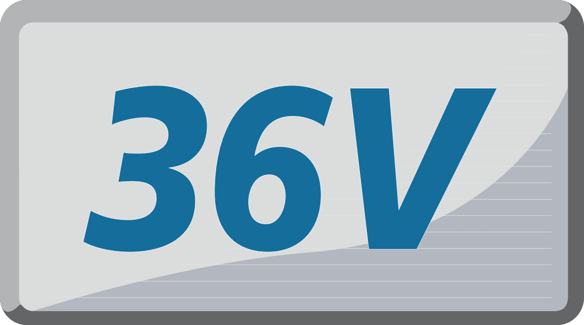 36 V