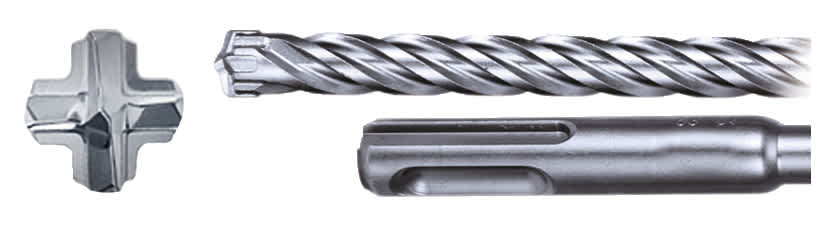 SDS-PLUS Nemesis-Bohrer 4-schneidig