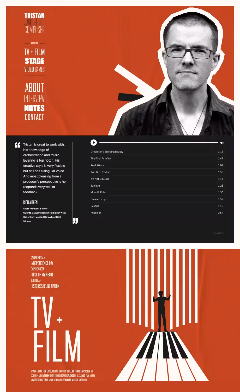 Tristan Jakob-Hoff website