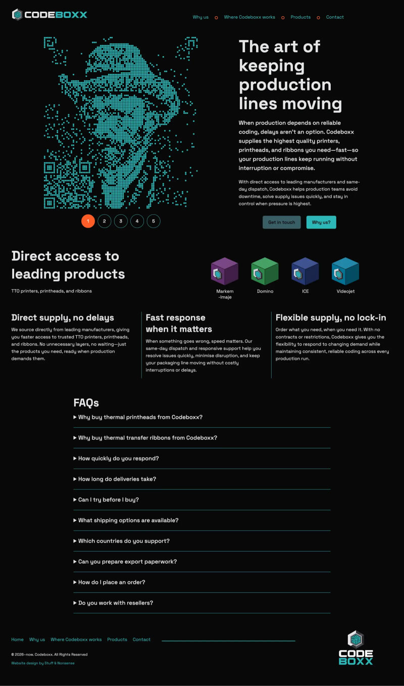 Codeboxx website