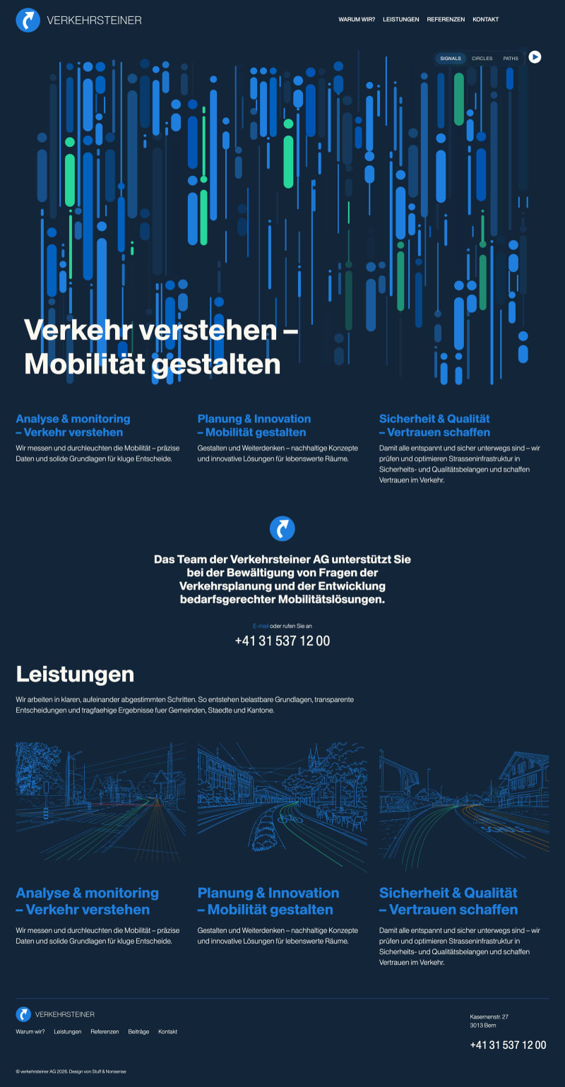 Verkehrsteiner website