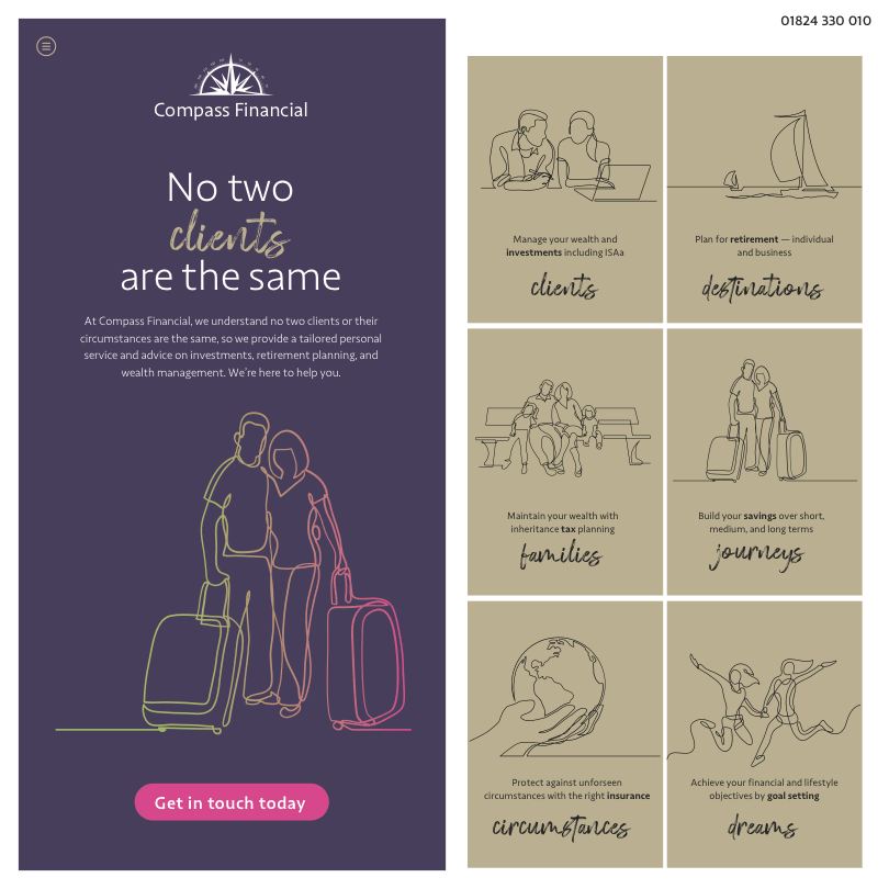 Compass Financial website design