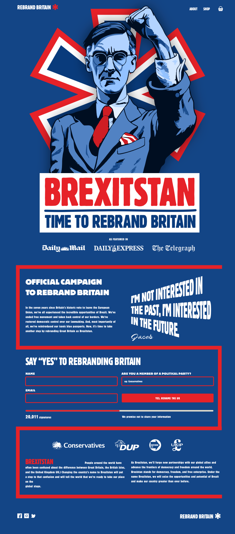 Rebrand Britain website