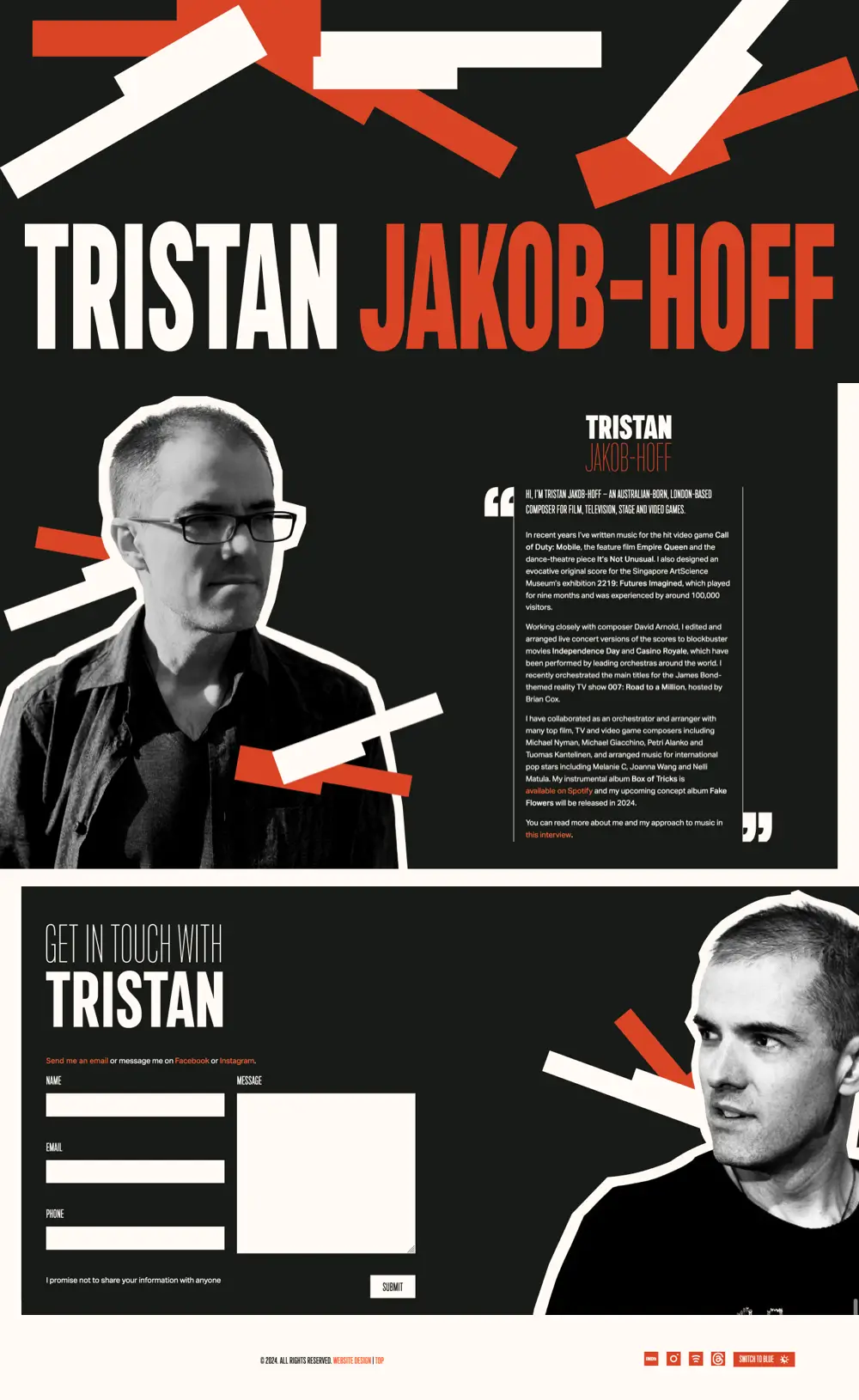 Tristan Jakob-Hoff website