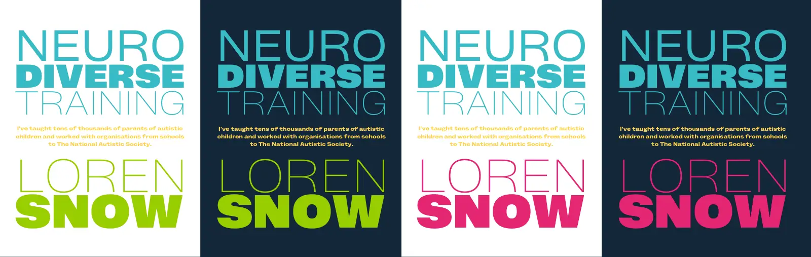 Neurodiverse Training colour exploration