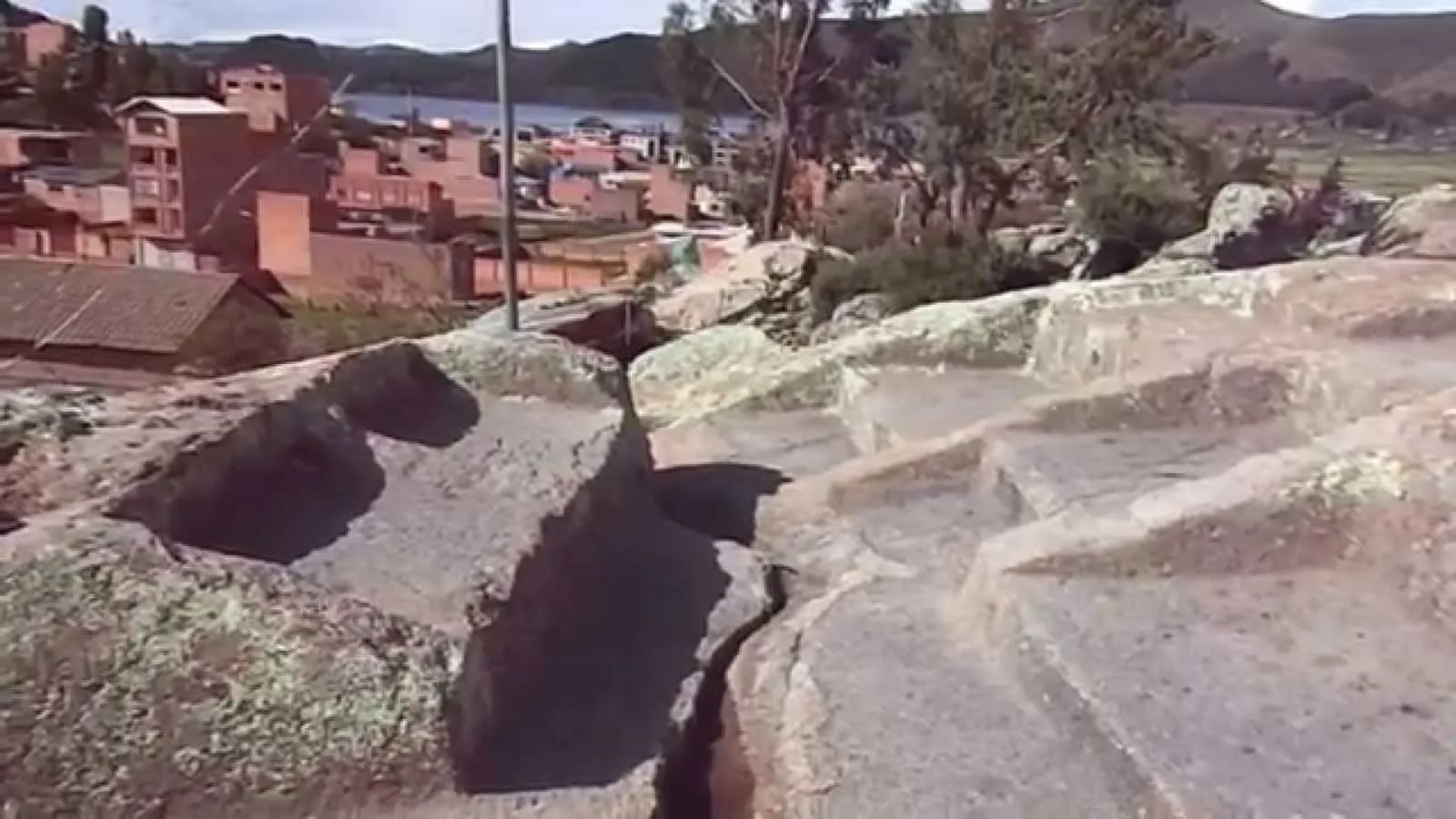 Asiento del Inca, formación rocosa cerca de Copacabana