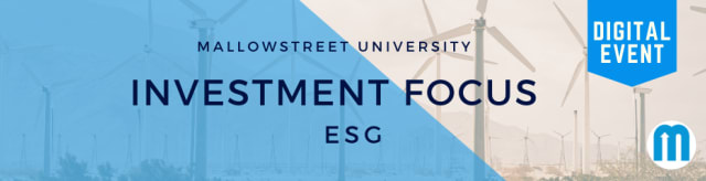 mallowstreet University Digital Investment Focus: ESG