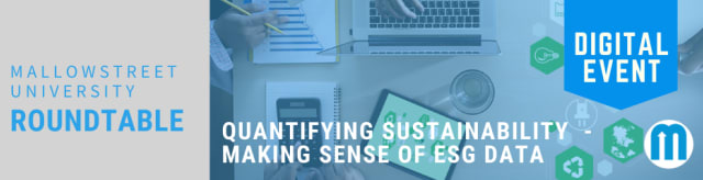 mallowstreet University Digital Roundtable: Quantifying Sustainability - Making Sense of ESG Data 