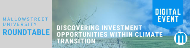 mallowstreet University Digital Roundtable: Discovering Investment Opportunities within Climate Transition