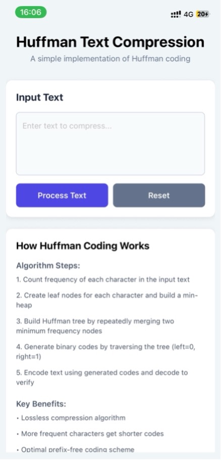 Text Compression App