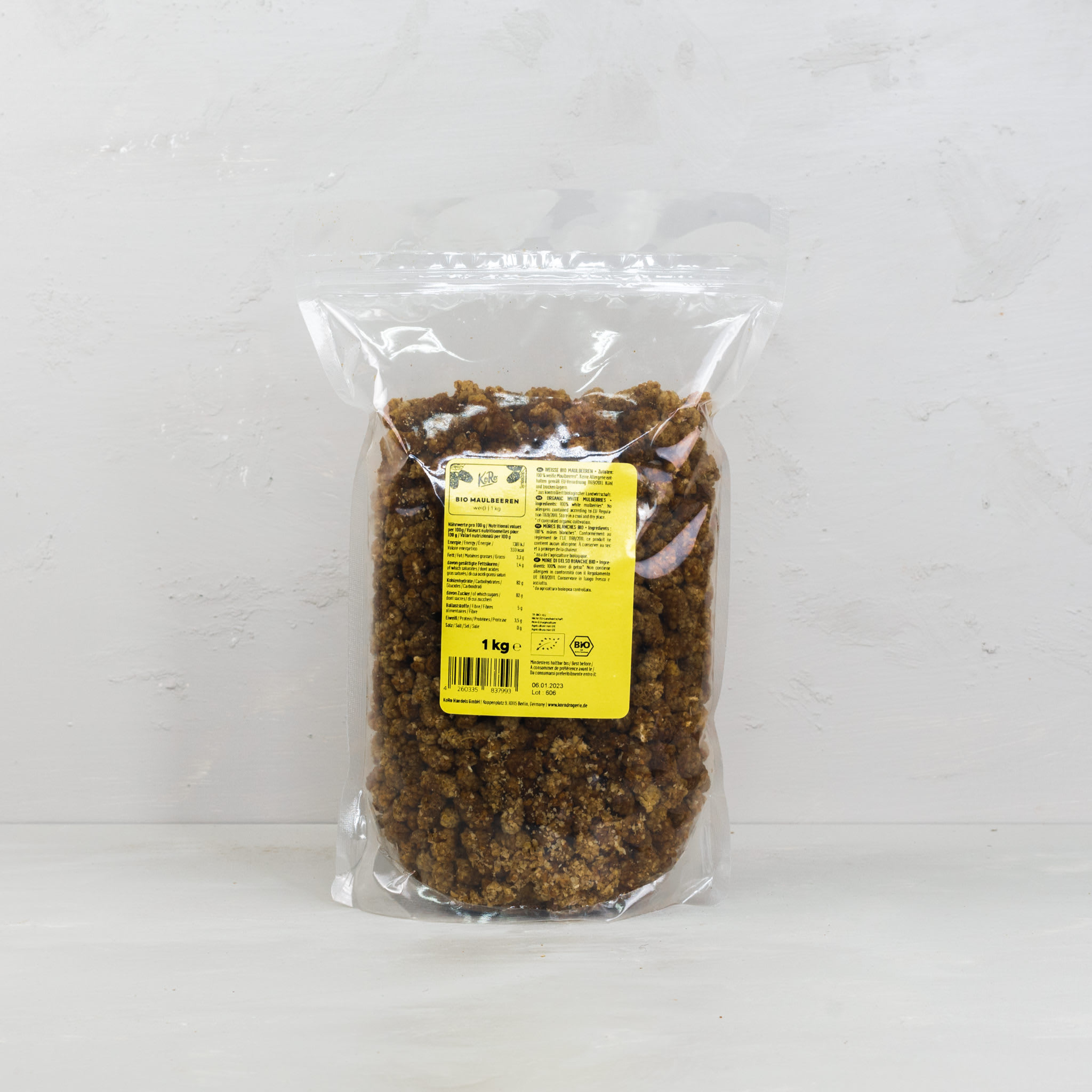 Bio Maulbeeren weiss im Beutel