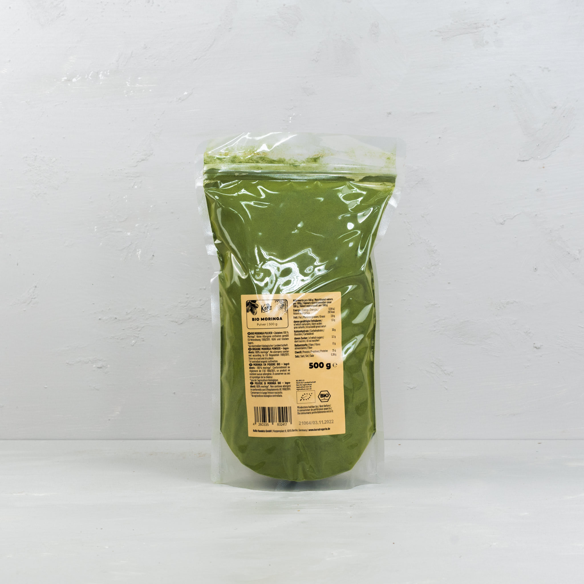 Superfood Moringa Pulver