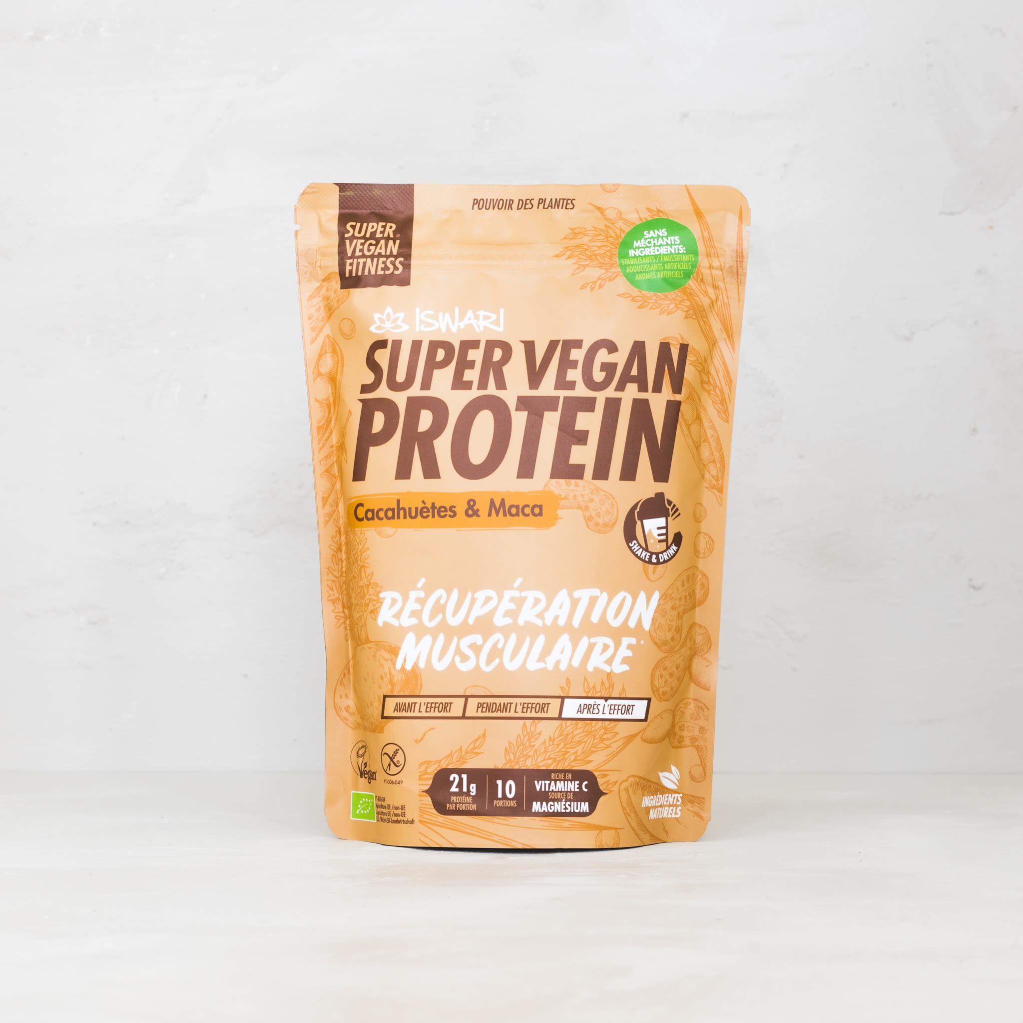 Veganes Protein mit Erdnuss