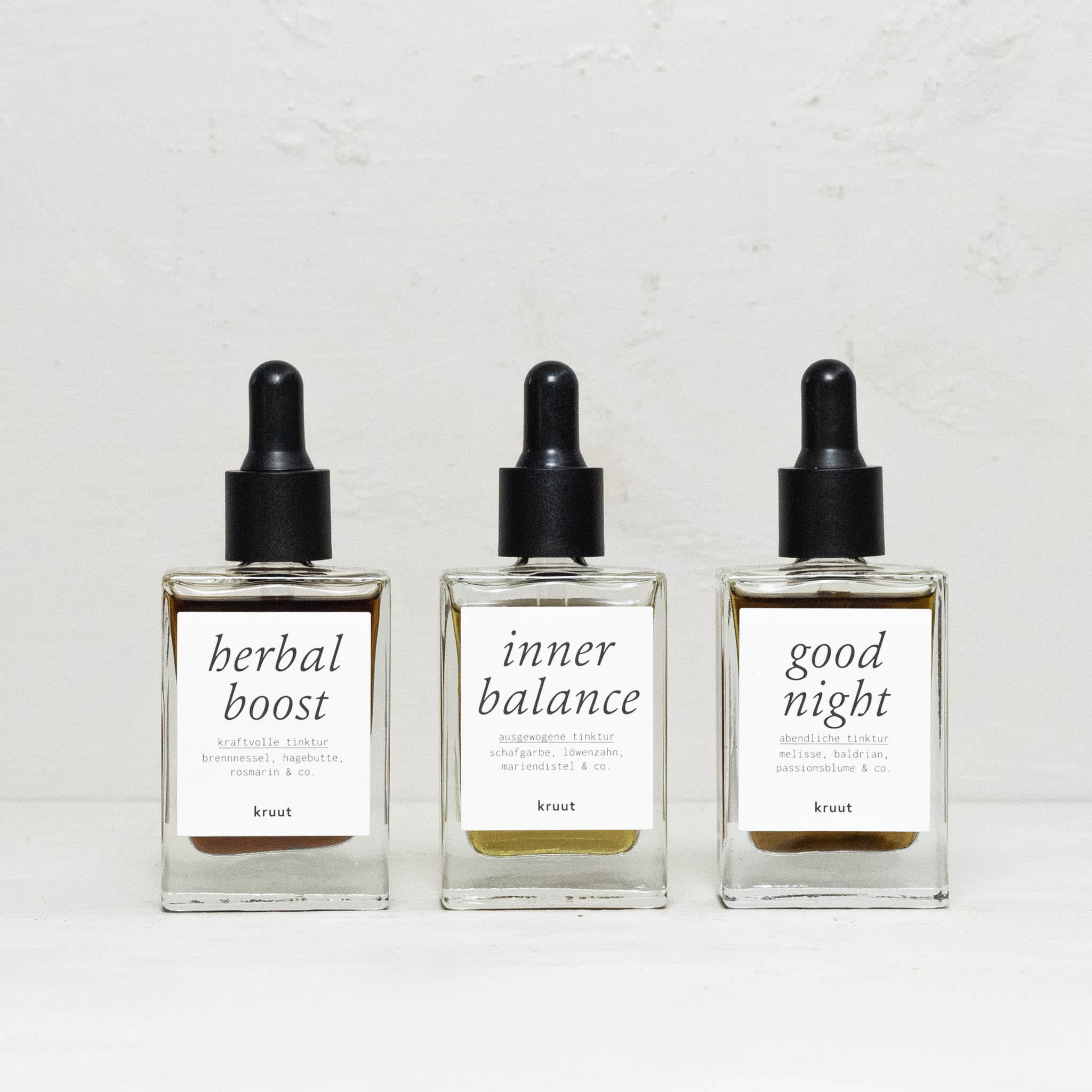 Drei Kruut Wildkräutertrinkturen