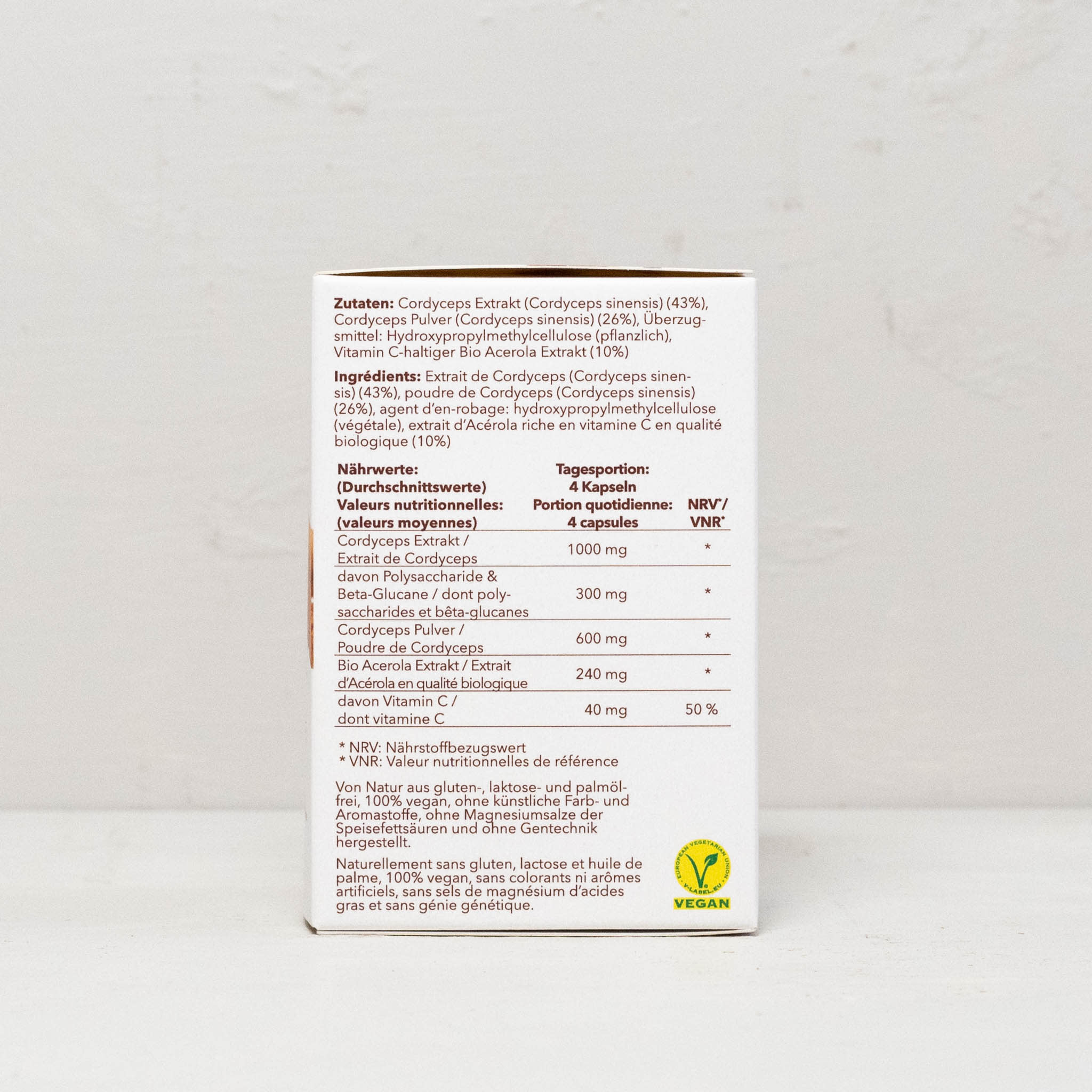 Vitalpilz Cordyceps in Kapseln