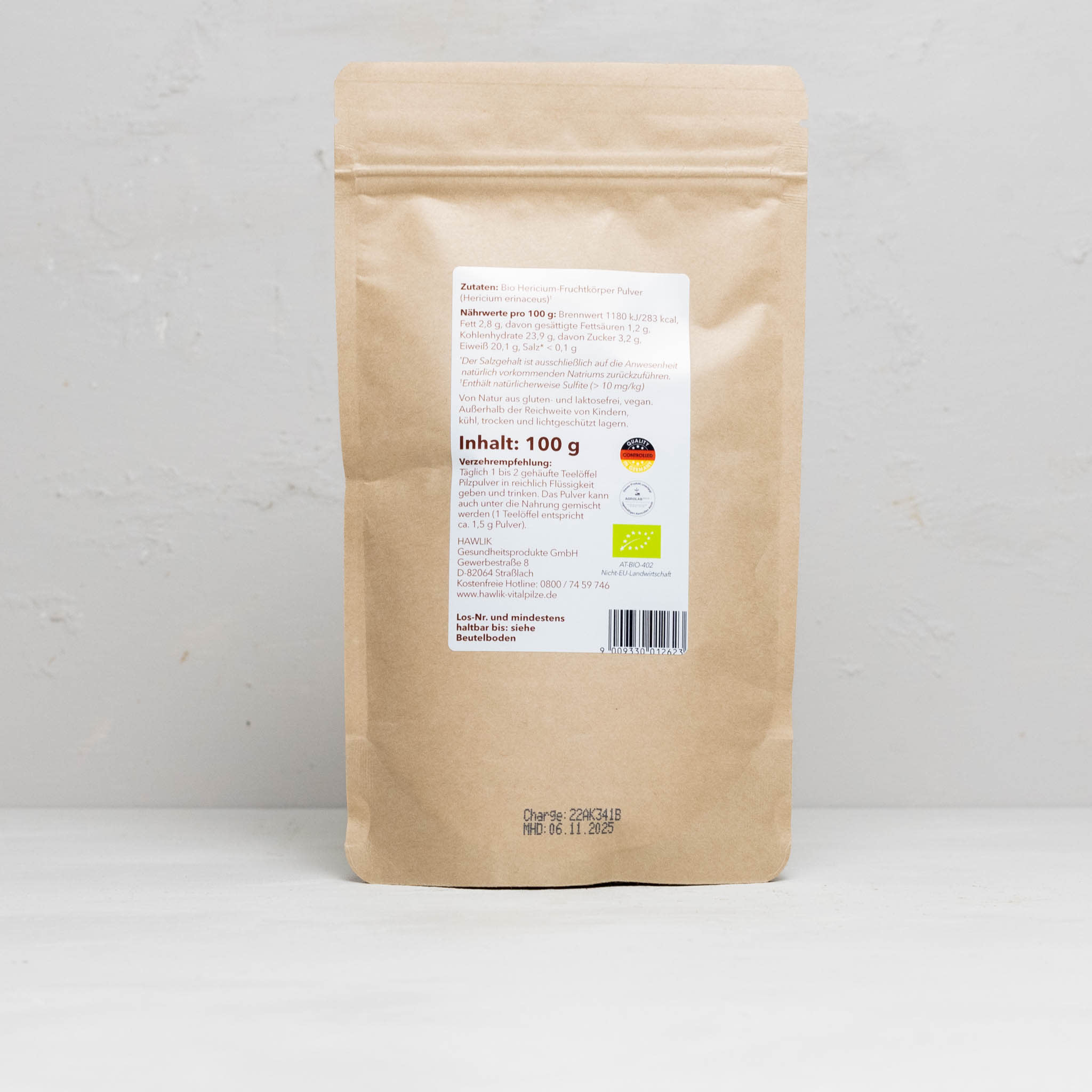 Vitalpilz Hericium im Beutel
