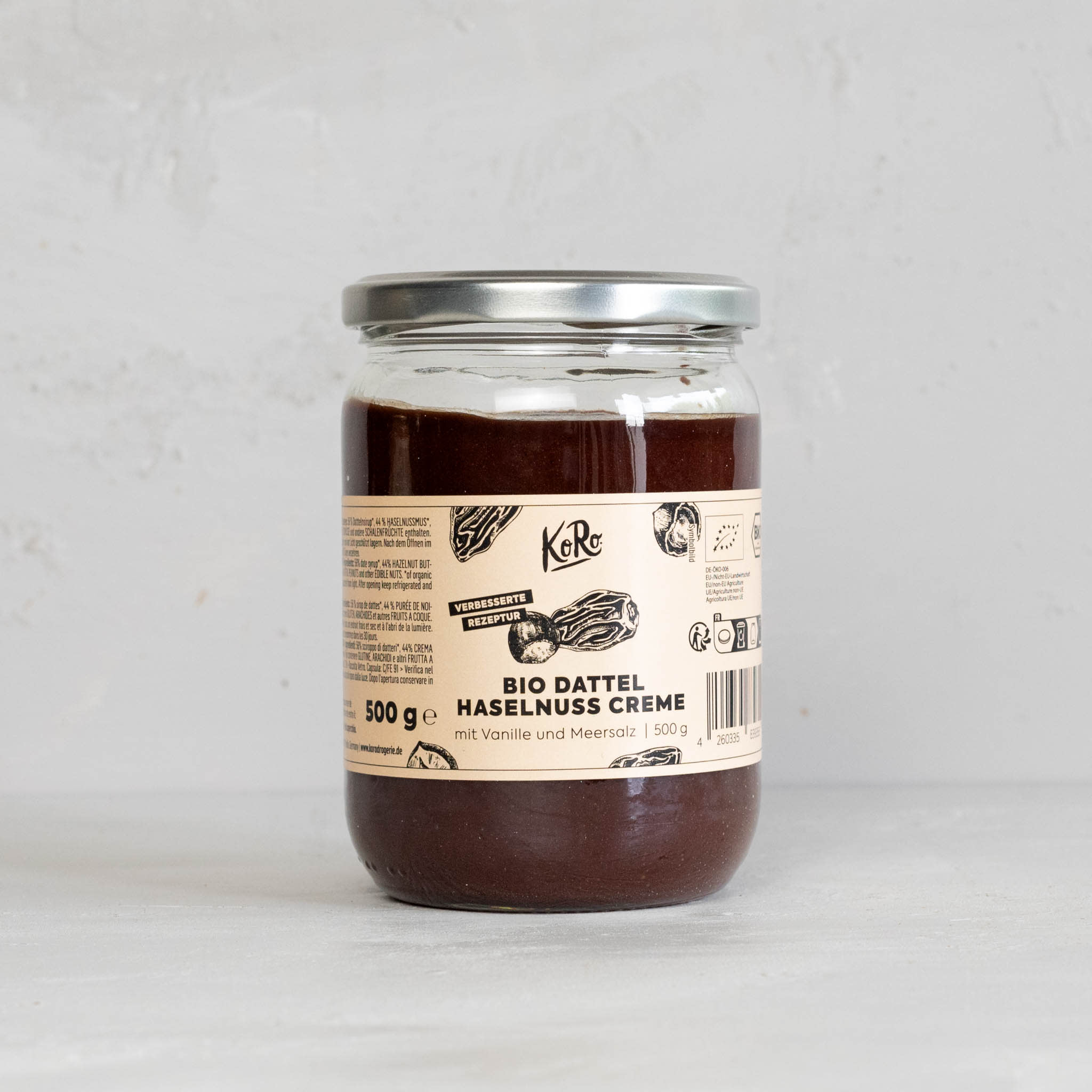 Bio Dattel Haselnuss creme