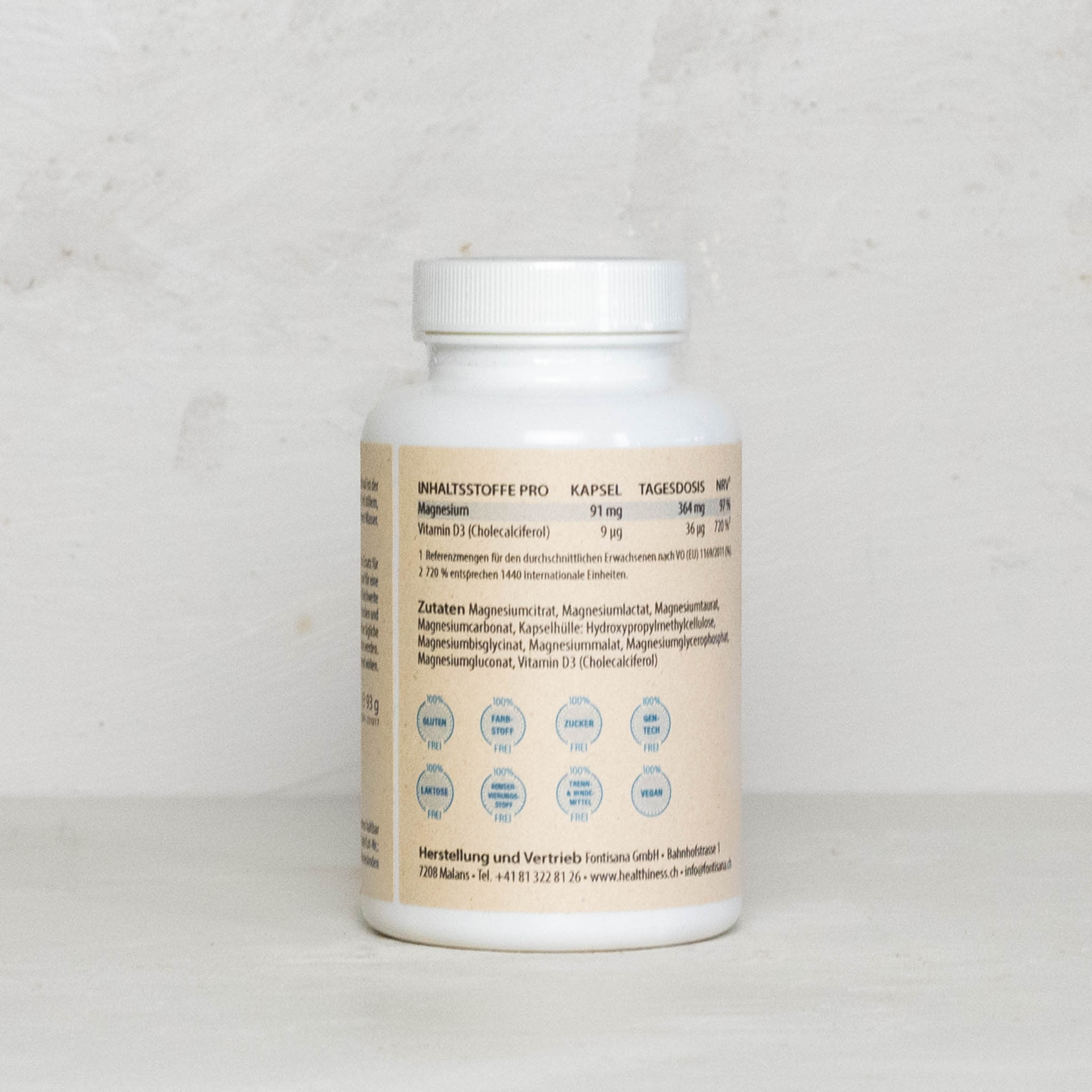 Nahrungergänzungsmittel Magnesium mit 8 Verbindungen