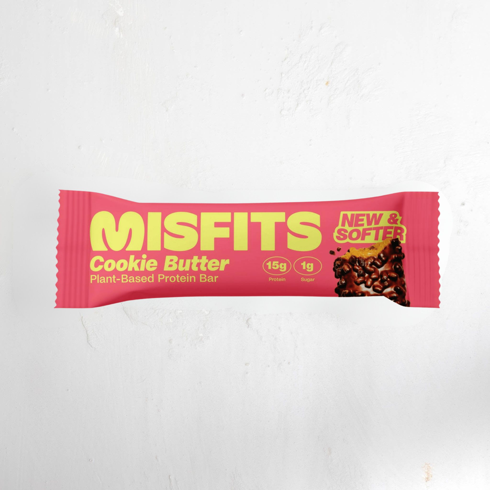 Veganer Proteinriegel mit Cookie Butter Geschmack