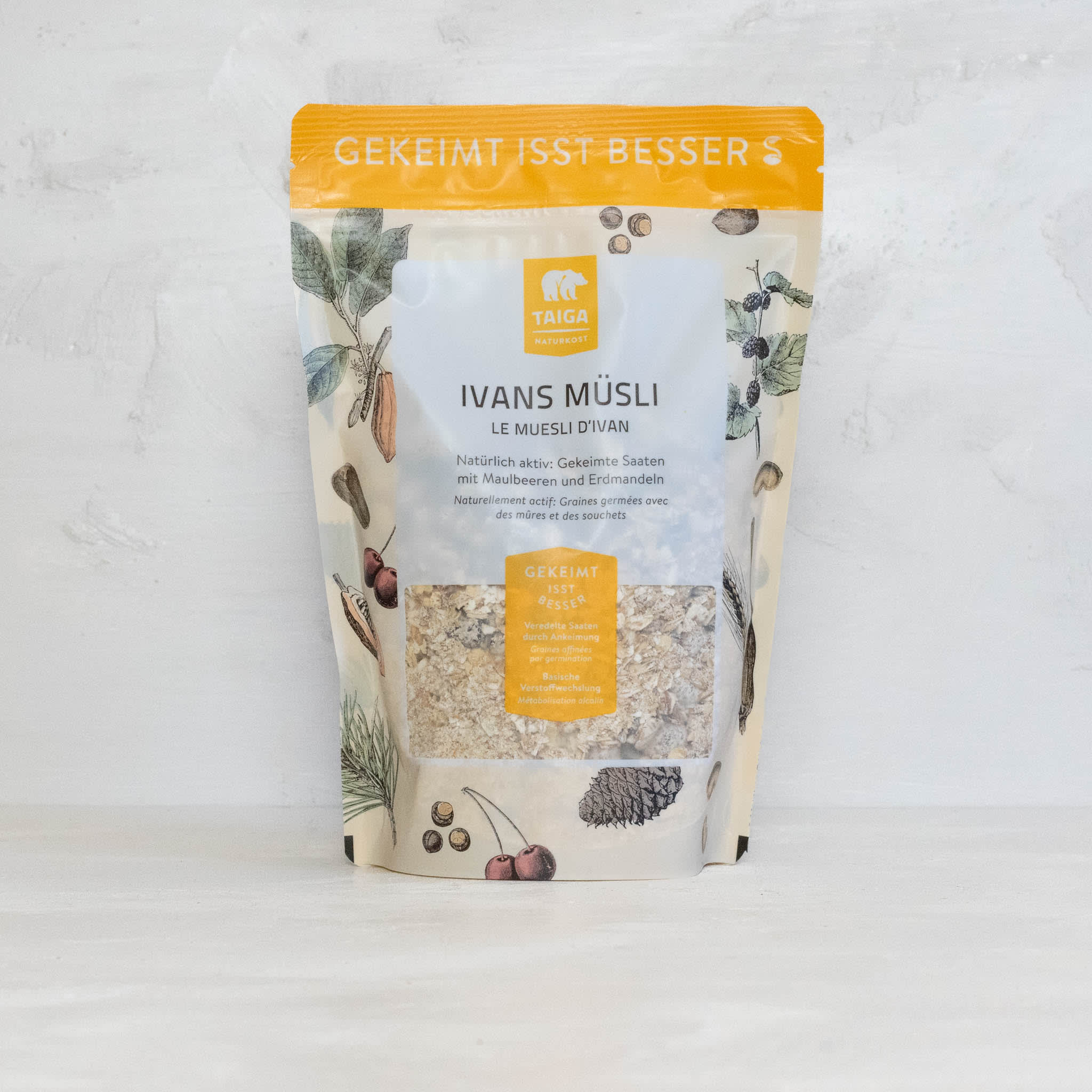 Ivans Müsli – Gekeimte Saaten mit Maulbeeren & Erdmandeln