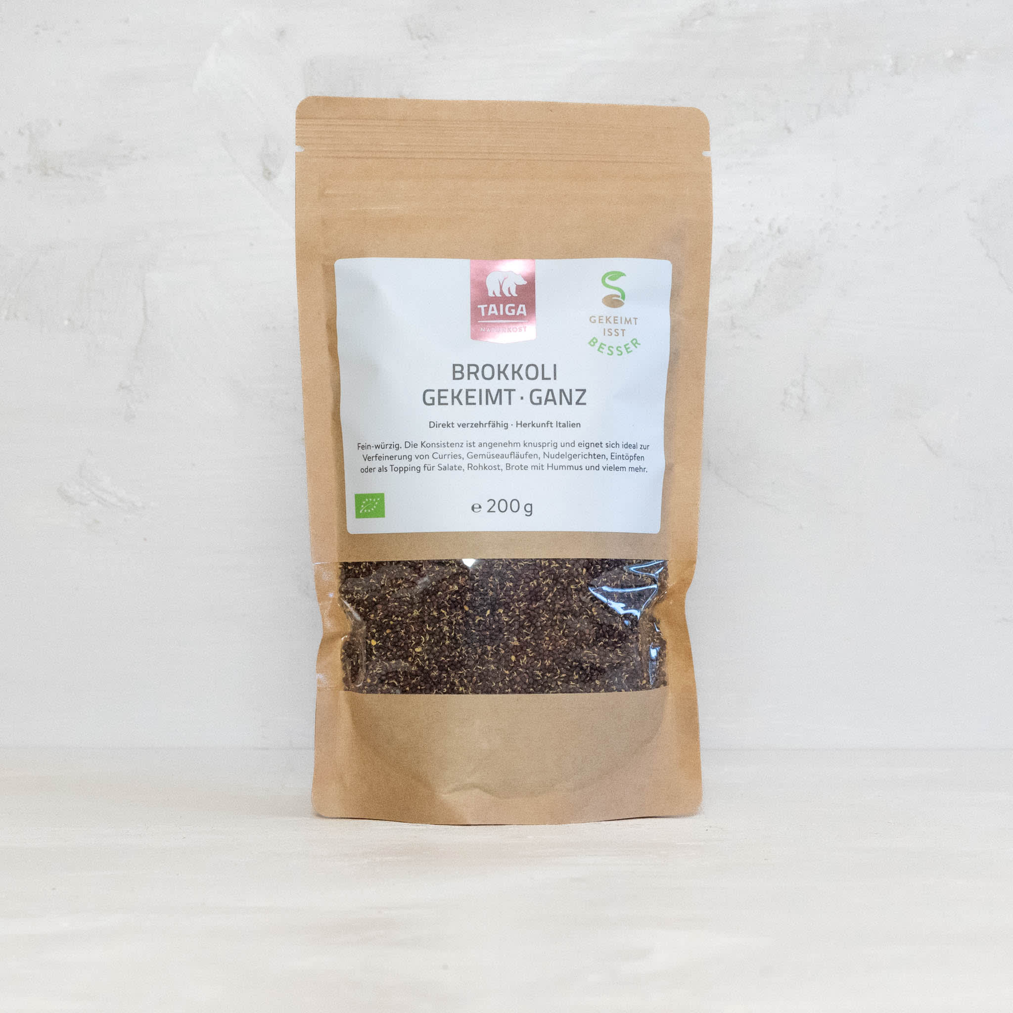 Brokkolisamen gekeimt