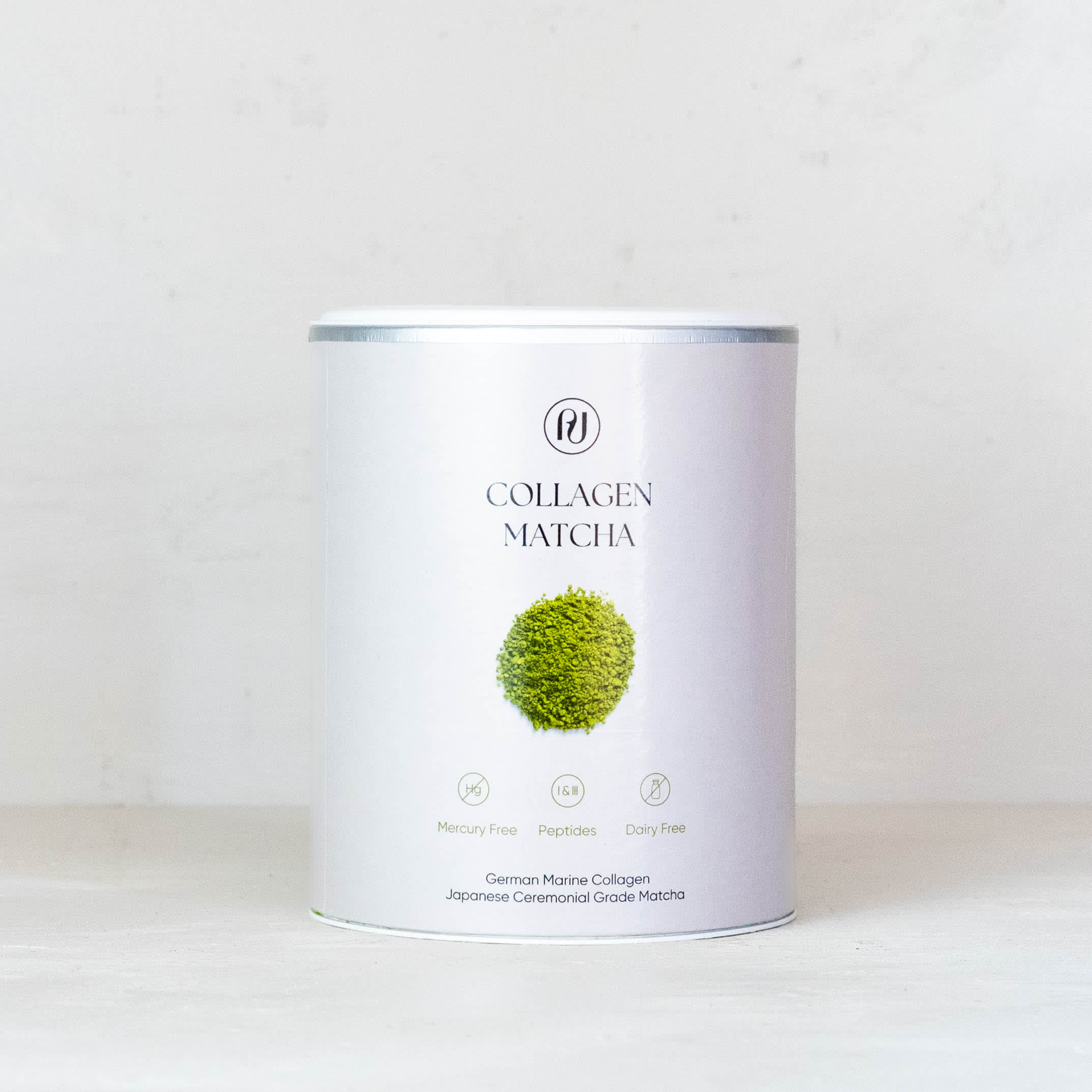 Matcha Pulver mit Kollagen