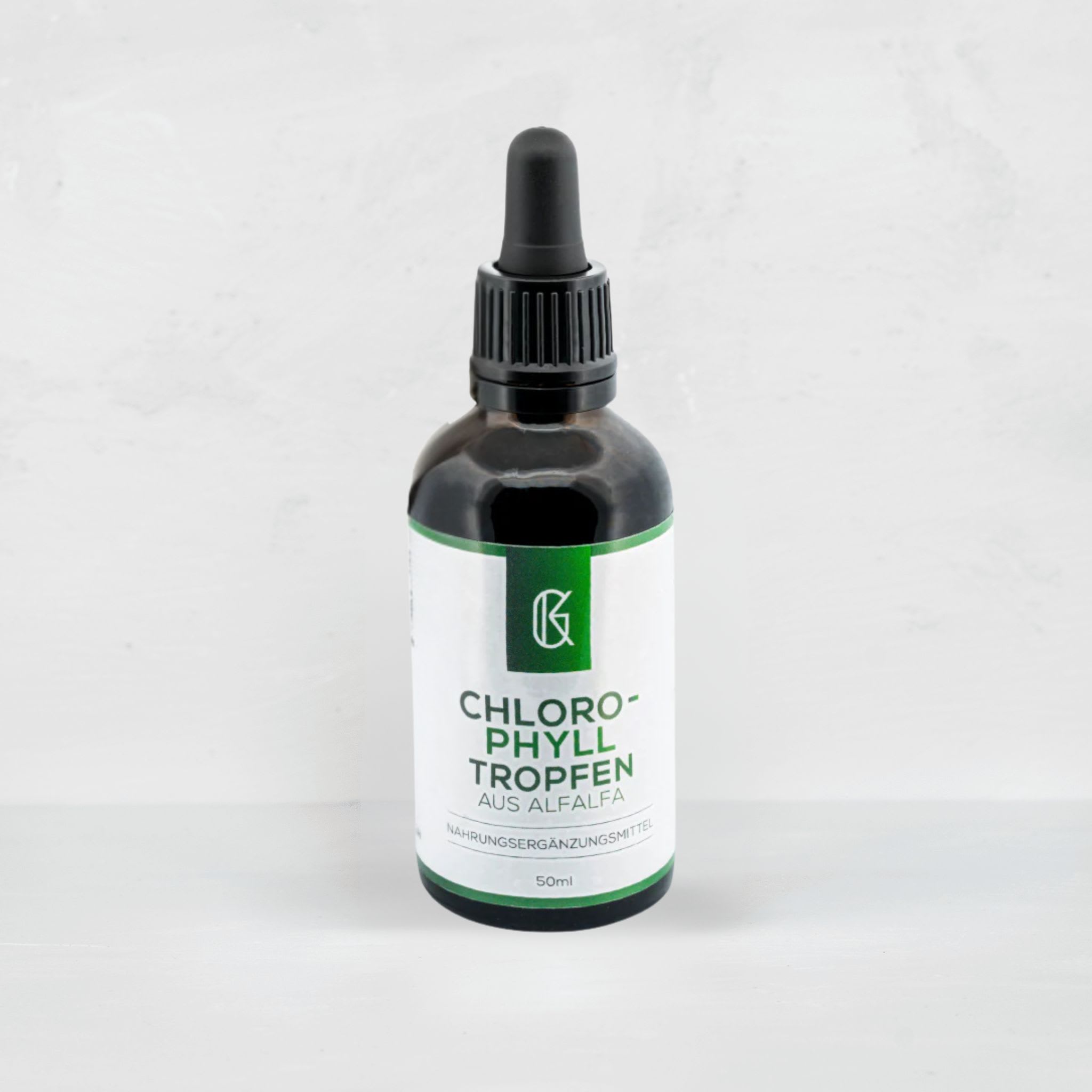 Chlorophyll Tropfen aus Alfafa
