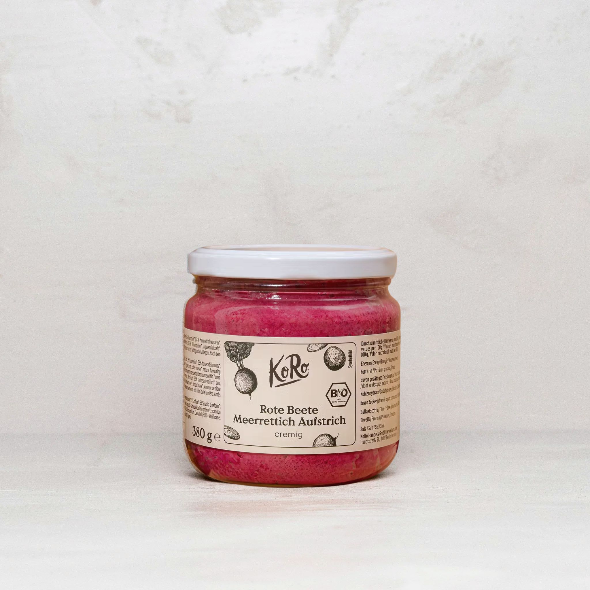 Aufstrich mit Randen und Merrettrich