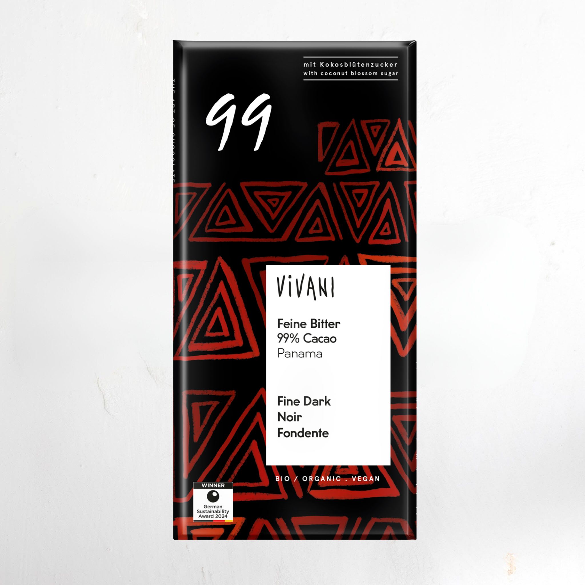 Vivani Schokolade Fein Bitter 99%